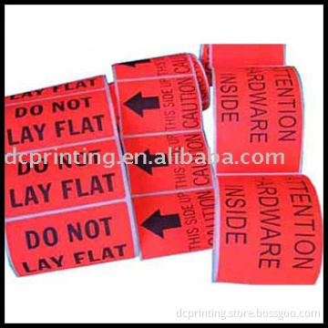 colorful sticker/label